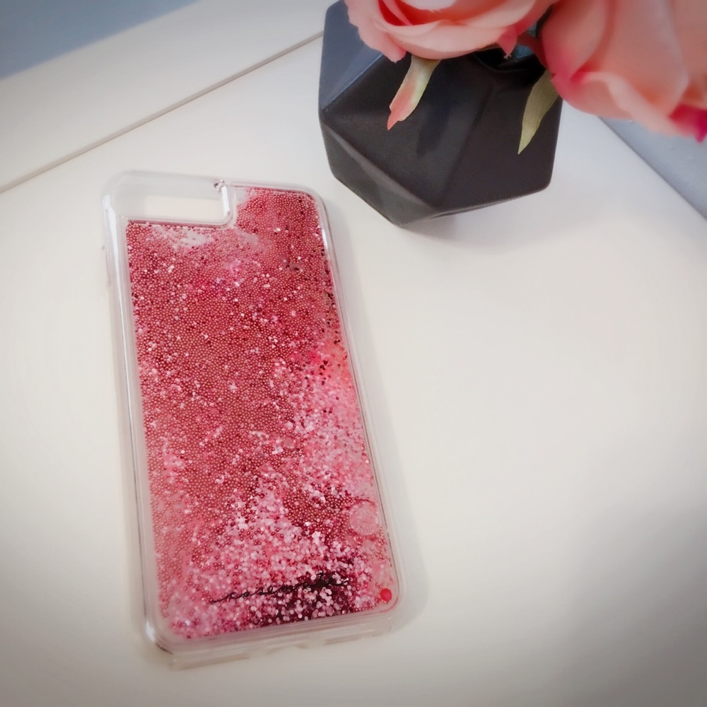 Casemates iPhone 6s/7 Plus Pink Glitter Case NWOT